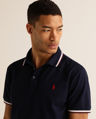 Polo Ralph Lauren - Polo De Hombre Regular Azul De Manga Corta