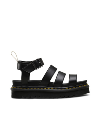 Dr. Martens - Sandalias De Plataforma De Mujer De Piel Vegana En Color Negro en oferta