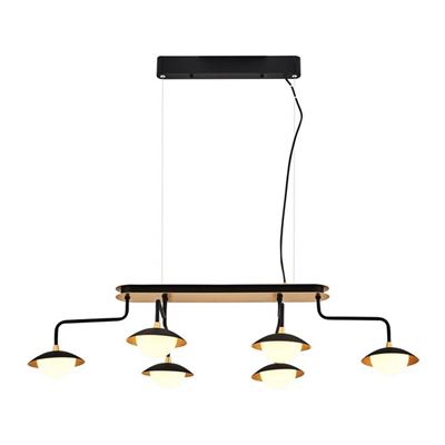 Lámpara de Suspensión Homemania Abi II Negro, Oro, 100x52x120 cm
