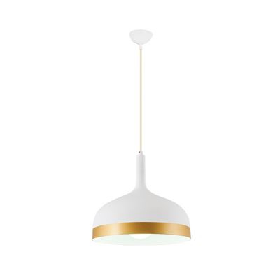 Lámpara de Suspensión Homemania Linda Blanco, Oro, 30x30x120 cm