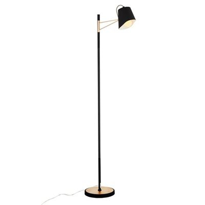 Lámpara de Pie Homemania Terebra Negro, 45x45x177 cm
