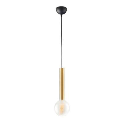 Lámpara de Suspensión Homemania Tubo Oro, 16x16x120 cm