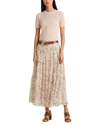 Lauren Ralph Lauren - Falda Larga Con Estampado De Flores