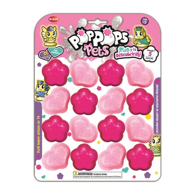 Bizak - Pack Super Deluxe De 16 Pop Pops Pets
