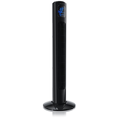 Brandson - Ventilador de Torre con Mando a Distancia - Oscillating Tower Fan - 45W - 3 Niveles de Temperatura - Temporizador - 3 Modos de Funcionamien