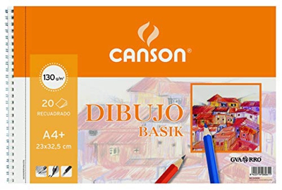 Gvarro Canson 200408061- Bloc A4, 20 Hojas, 130 gr