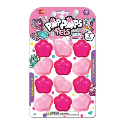 Bizak - Pack Deluxe De 12 Pop Pops Pets