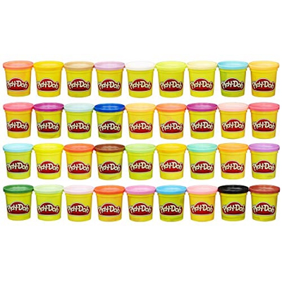 Play-Doh- Mega Pack De 36, Botes (Hasbro 36834F02)