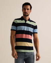 Gant - Polo Oxford Piqué De Hombre Regular Multicolor De Manga Corta precio