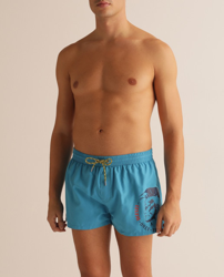 Diesel - Bañador Bermuda De Hombre En Azul en oferta