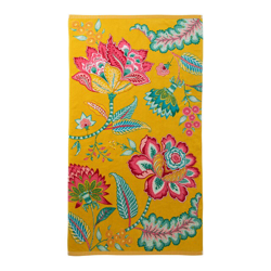 Pip Studio - Toalla De Playa Tacto Velour Jambo Beach Amarillo 100 x 180 cm en oferta