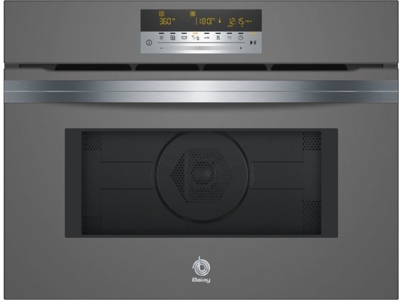 Balay - Horno Compacto Serie Cristal 3CW5179A0 Con Microondas Cristal gris antracita