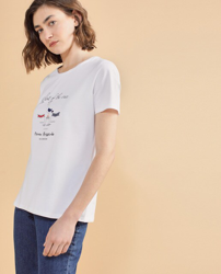 Lloyd's - Camiseta De Mujer Con Algodón Y Print Delantero a un precio más  barato - Shoptize