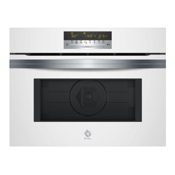 Balay - Horno Compacto Serie Cristal 3CW5179B0 Con Microondas Cristal blanco en oferta