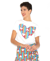 Agatha Ruiz De La Prada - Camiseta De Mujer Con Estampado De Corazón,  precio y características - Shoptize