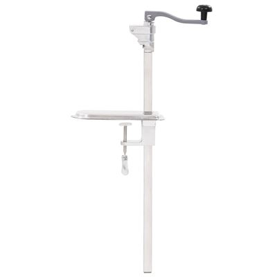 Abridor latas de aluminio y acero inoxidable vidaXL plateado 70 cm