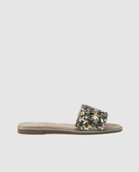 Compra Alma En Pena - Sandalias Planas De Mujer De Ante De Color Topo Con  Adorno Pedrería al mejor precio - Shoptize