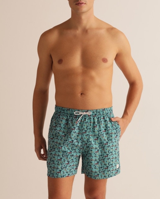 HKT By HACKETT - Bañador Bermuda De Hombre Estampado Azul