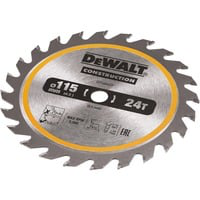 Hoja para sierra circular estacionaria 115x10mm 24D - DEWALT precio