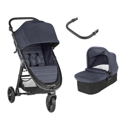 Baby Jogger - Coche De Paseo Dúo City Mini GT2 (Capazo + Barra) Carbon Negro precio