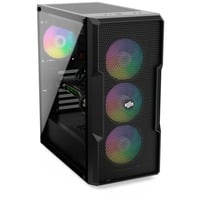 Regnum RG6V EVO TG ARGB Midi-Tower Negro, Cajas de torre