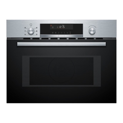 Bosch - Horno Compacto CMA585GS0 Con Microondas Cristal negro/inox