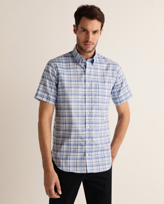 Rushmore - Camisa De Hombre Classic Azul