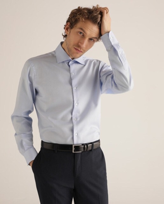 Rushmore - Camisa De Hombre Classic Celeste