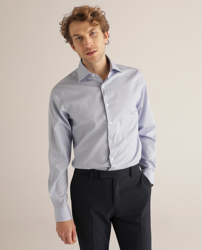 Rushmore - Camisa De Hombre Regular Azul características