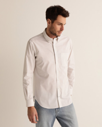 Rushmore - Camisa De Hombre Classic Beige características