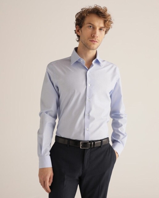 Rushmore - Camisa De Hombre Classic Azul