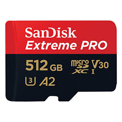 SanDisk Extreme Pro A2 microSDXC 512GB características