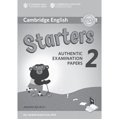 Cambridge english young learners 2 for revised exam from 2018 starters answer booklet