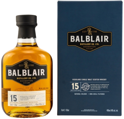 Balblair 15 Years 0,7l 46%