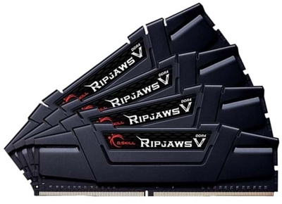 G.Skill F4-3200C16Q-64GVK RipJaws V Series, DDR4-3200, CL16 - 64 GB Quad-Kit,