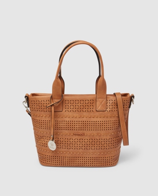 Pepe Moll - Bolso Shopper Troquelado En Marrón