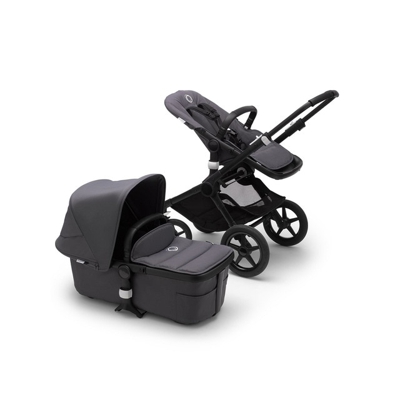 Bugaboo - Coche De Paseo Dúo Fox 2 CompletoCore Negro/azul Noche