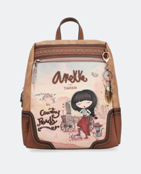 ANEKKE - Mochila De Mujer Arizona Multicolor Con Estampado De La Marca características