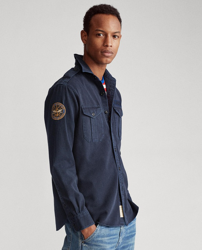 Detalles de la oferta de Polo Ralph Lauren - Sobrecamisa De Hombre Regular Lisa Azul Polo Ralph Lauren - Sobrecamisa De Hombre Regular Lisa Azul características