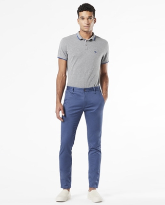 Dockers - Chino Alpha Original Khaki De Hombre Skinny Azul