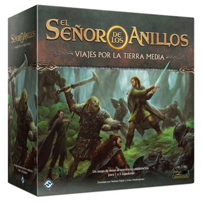 Fantasy Flight Games - Juego De Mesa El Señor De Los Anillos Viajes Por La Tierra Media