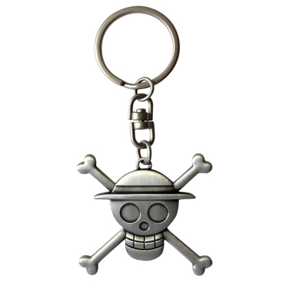 Abystyle - Llavero Metal One Piece Skull Luffy 3D