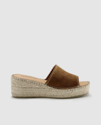 Fabiolas - Alpargatas De Cuña De Mujer De Piel En Color Marrón Claro,  precio y características - Shoptize