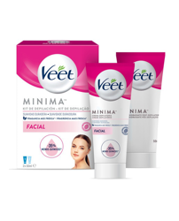 Veet - Crema Depilatoria Facial Minima Kit características
