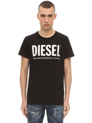 Diesel | Uomo T-shirt In Jersey Di Cotone Nero L precio