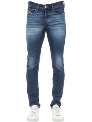Diesel | Uomo Jeans Skinny "sleenker-x" In Denim 16cm Blu 36