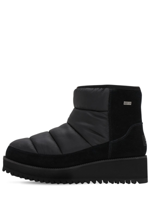 Ugg Australia | Donna Stivali Da Neve In Camoscio E Nylon 50mm Nero 8