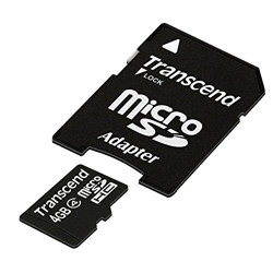 Transcend SanDisk microSDHC 4GB MicroSDHC Card - Retail - TS4GUSDHC4 características