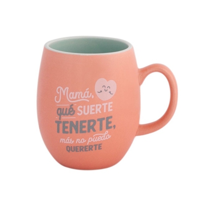 MR.WONDERFUL - Taza Mr. Wonderful: Mamá, Qué Suerte Tenerte, Más No Puedo Quererte