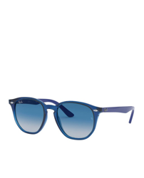 Ray Ban Junior - Gafas De Sol Unisex 0RJ9070S Redondas En Azul Translucido características